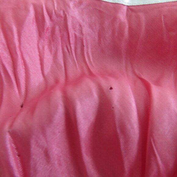 VINTAGE BETSEY JOHNSON Pink Taffeta Tiered Maxi Skirt Punk Fairy Grunge - Size 8 - Picture 16 of 16